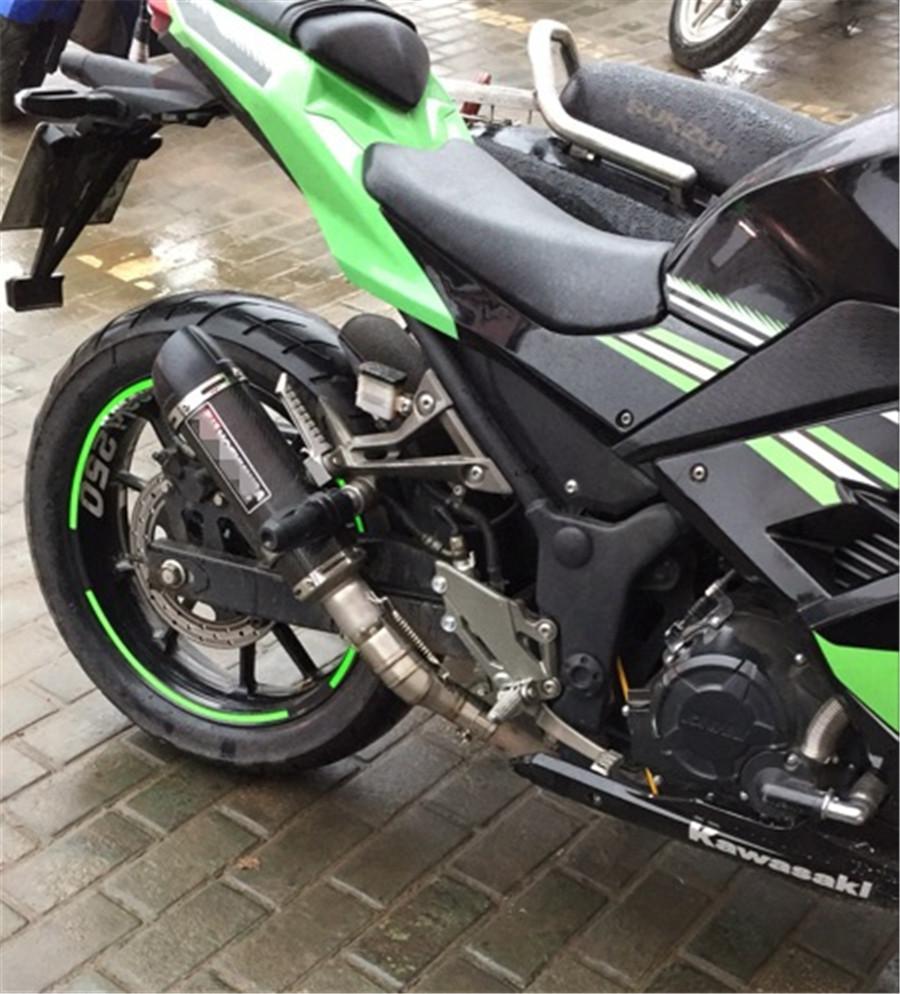 Universeller Motorrad-Rennsport-Auspuffrohr Motorrad Modifiziertes Auspuffrohr