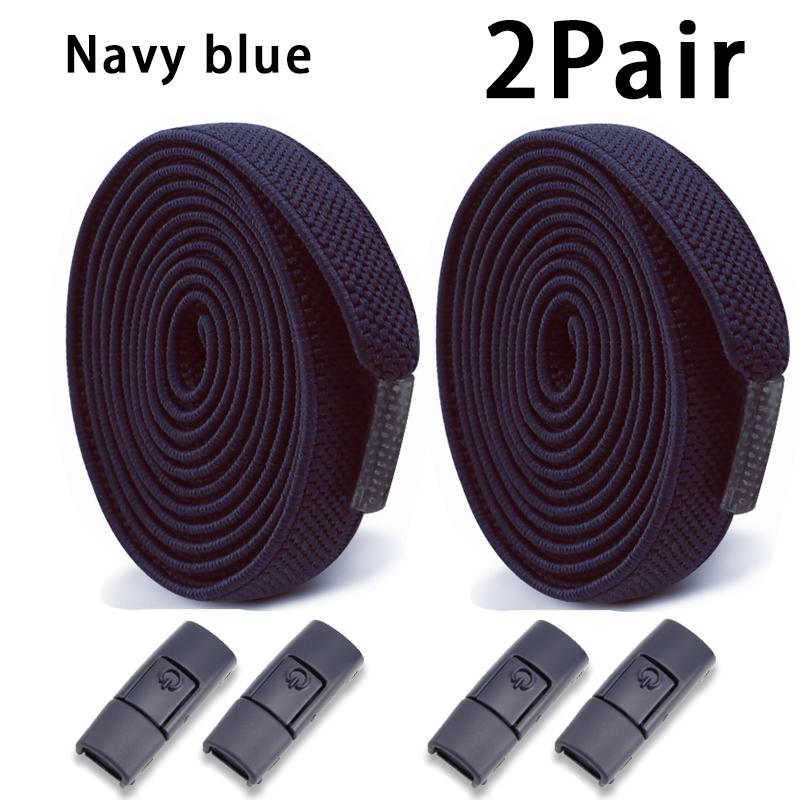 1Pair/2Pair Elastic Laces Sneakers Tennis No Tie Shoe Laces Lock Shoelaces Without Ties Kids Adult Shoelace Shoes Accessories