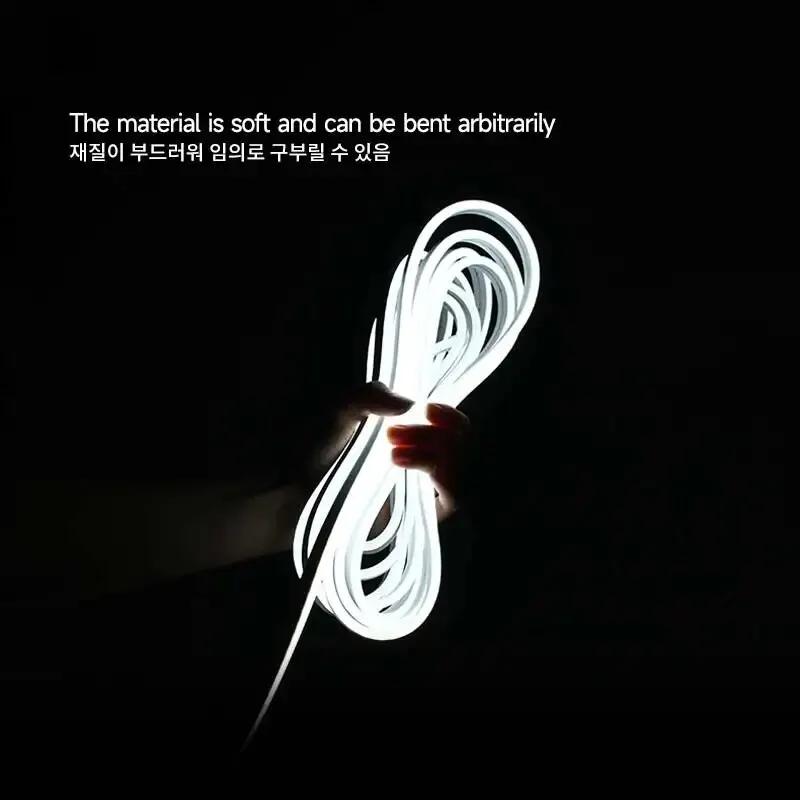 LANGJING Strip Easy Install Waterproof Flexible Auto Modified Lighting Neon Lamp for Tesla Model 3 Model Y S X