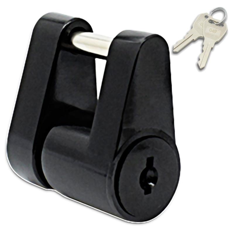 Trailer Hitch Coupler Lock Heavy-Duty Hook Lock Anti-theft Durable Trailer Coupler Padlock Repalcement Parts Security Protector