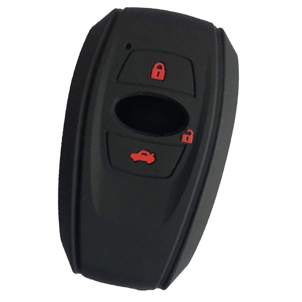 ZIAN Subaru Smart Key Cover for Cars, Silicone 3 Button Smart Key Case, Cross-Trek,