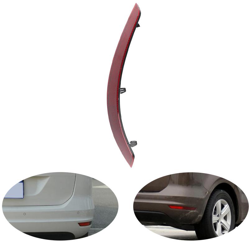For Volkswagen VW Sharan 2010~2016 7N0945105B 7N0945106B Car Rear Bumper Reflector Taillight Brake Fog Warning Lamp Red Lens