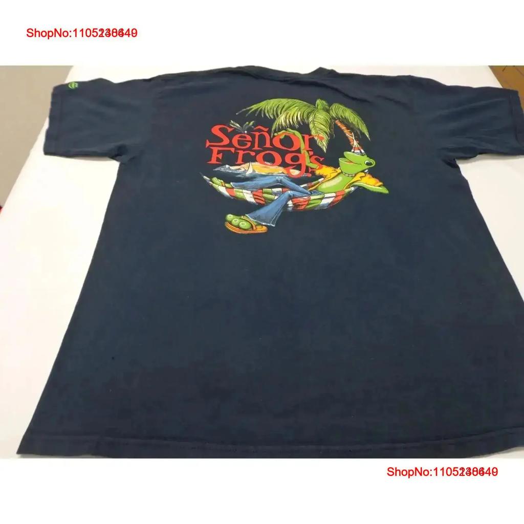 Seor Frogs T Shirt Puerto Rico Senor Size Large FLAWS Vintage Washed Designer Clothes Slightly Soft Fashion Stretched Vintage