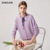Maglione in 100% Cashmere a Manica Lunga da Donna Zhaojun