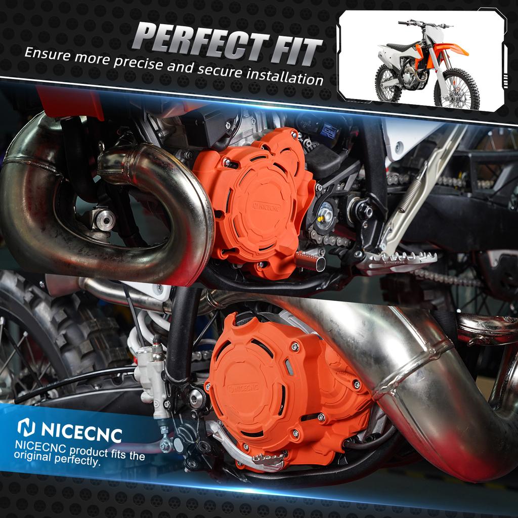 NICECNC For KTM EXC 300 EXC 250 XCW 300 2024-2026 SX 250 XC 250 300 2023-2026 Crankcase Ignition Clutch Cover For GasGas EC 300