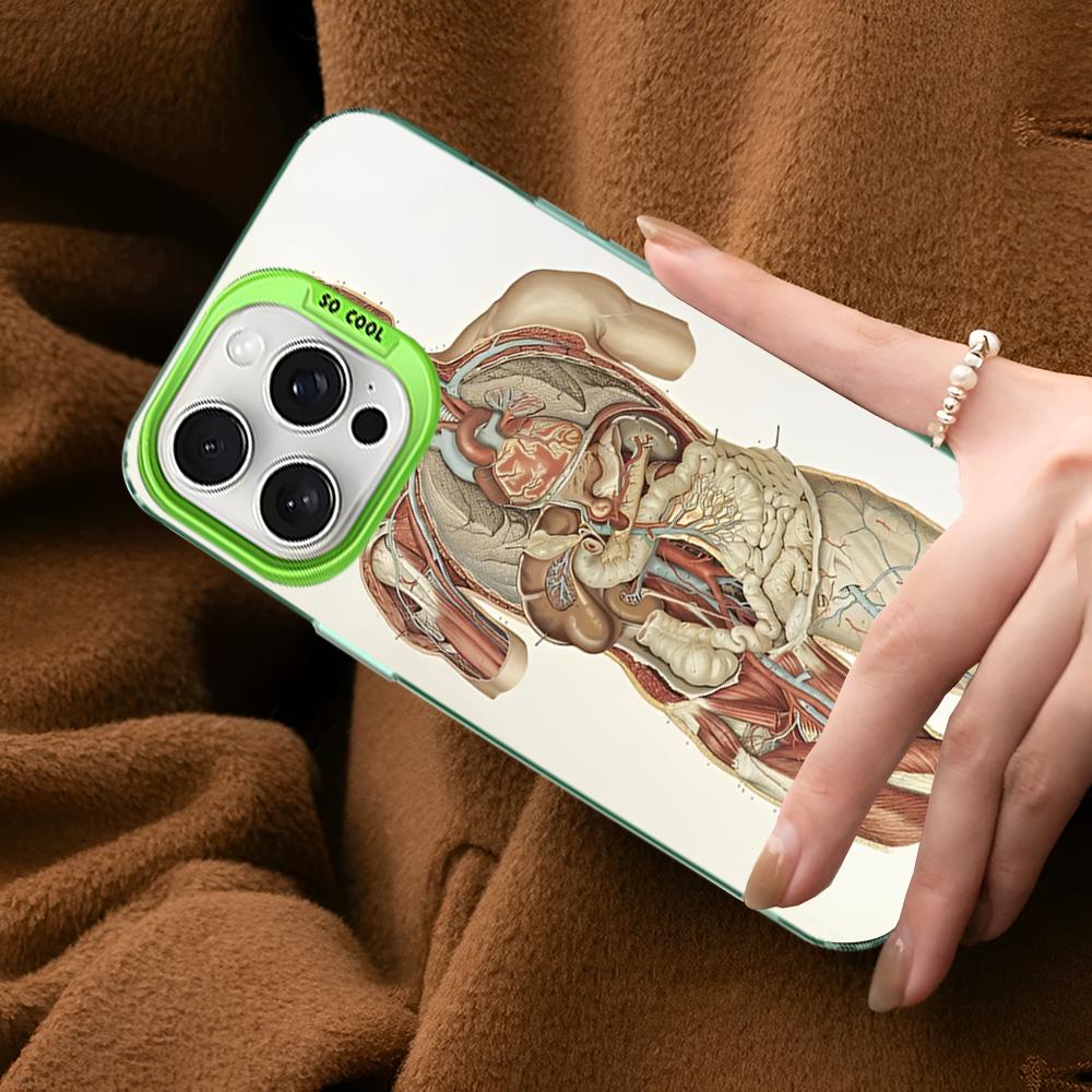 Medical Human Anatomy Phone Case For IPhone 16 15 14 13 12 11 Pro Max X XR XSMAX 8 7 Plus Matte Shockproof Back Cover