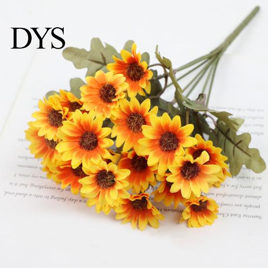 Reusable Artificial Floral Centerpieces Daisy Flowers, Realistic Plastic Arrangements, Faux Flower Bouquet, Lifelike Flowers for Home Decor