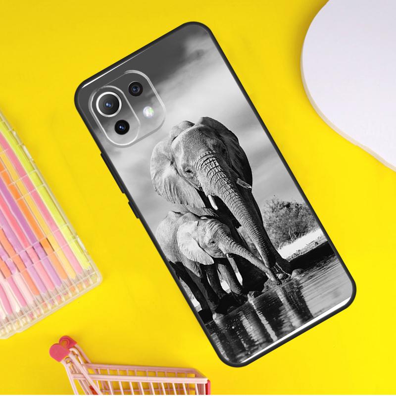 Elephant Animal Cover For Xiaomi 14 Ultra 13 11T 12T 13T 14T Pro POCO X6 X7 Pro X3 X5 F3 F5 F6 M6 Pro Case