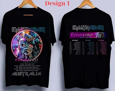 Maglietta Tour Mondiale Iron Maiden 2024 – Maglietta Ufficiale della Band per Fan del Metal