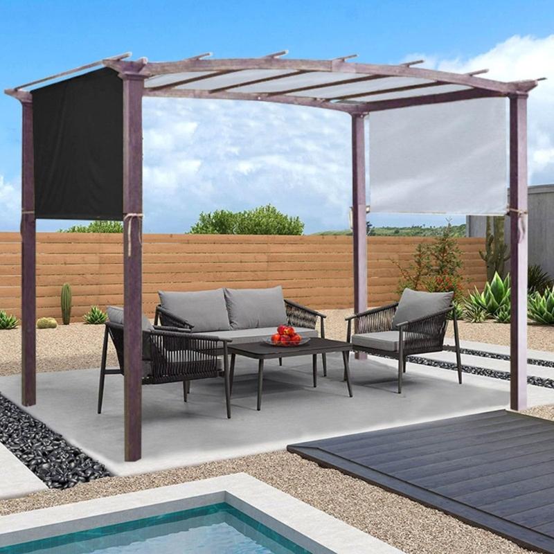 Universal Gazebo Replacement Canopy Waterproof 190T Polyester Fabric Fit Most Outdoor Patios Shelter Top For All Weather Protective