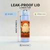 1PC Pumpkin Ghost Orange Print 750ml Color Plastic Sports Water Bottle Leakproof Flip Straw Lid Suitable for Sports Office Home Use