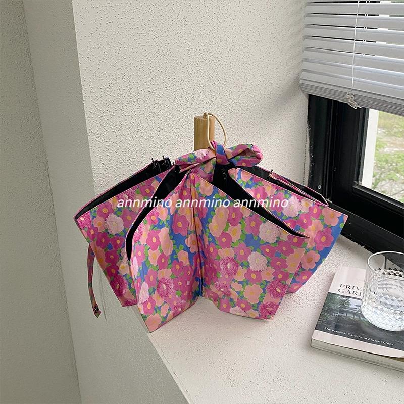 

Зонт Senyu Flower, черный, клей, UPF50+30-кратный, автоматический, солнцезащитный зонт для защиты от дождя и солнца