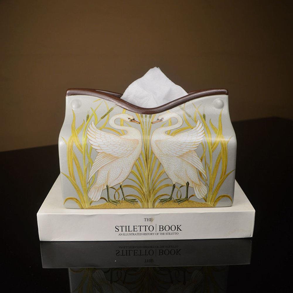 

Creative Flower Tissue Boxes PU Leather Tissue Case Waterproof Storage Box Tissue Cover Desk Clean Napkin Holder Household Items темно-коричневого