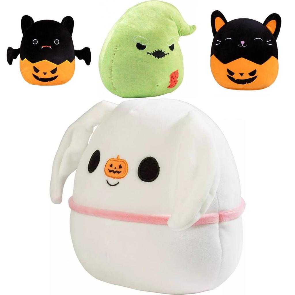 Halloween Squishmallows The Nightmare Before Christmas Jack Sally Fledermaus Kürbis Plüschtiere