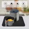 Fire Pit Mat Indoor Thicken Heatproof Mat 60x40CM Oil Proof Waterproof Floor Protector Fiberglass Texture for BBQ Grills