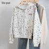 Women's Floral Hooded Cardigan Jacket