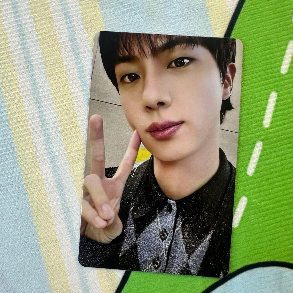 [USED] JIN Jin Raffle Lucky Draw Happy JPFC BTS Trading Card