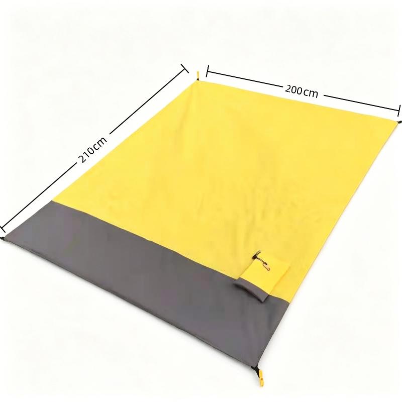 Waterproof Pocket Beach Mat Folding Beach Blanket Camping Mat Lightweight Lightweight Mat Outdoor Picnic Mat