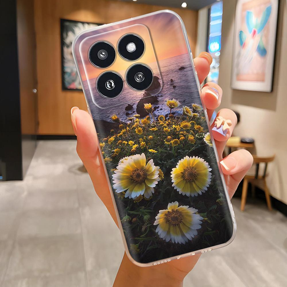 For Xiaomi 14 Pro Case Clear Creative Soft Silicone Phone Cases For Xiaomi 14 Mi 14 Mi14 Back Cover For Xiaomi Mi14 Pro Shells