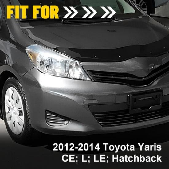 Front Hook Tow Bumper Eye Cover Cap Fit 2012-2014 Toyota Yaris CE/L/Hatchback