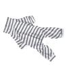 Striped Dog Pajamas Fashionable Cute Summer Thin 4 Legged High Collar Dog Jumpsuit for Indoor Outdoor