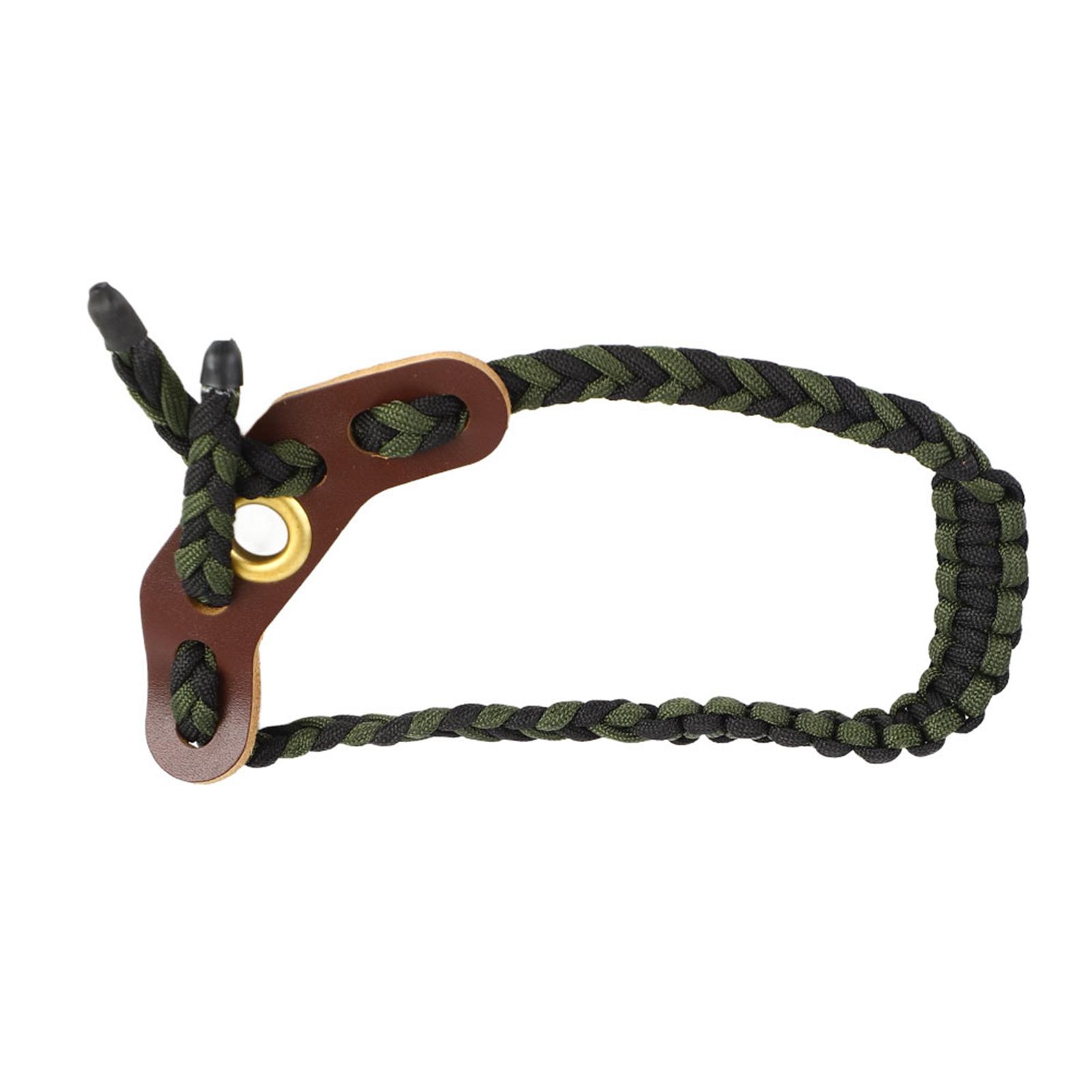 

Archery Bow Wrist Sling Adjustable Braided Cord Rope Hunting for Compound Bow