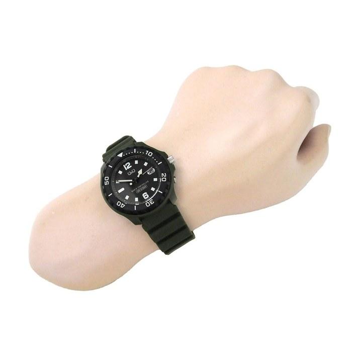 [Citizen Q&Q] Watch Analog Radio Solar Waterproof Date Urethane Band D02A-004VK Men's Khaki Green