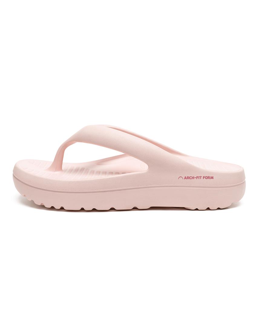 Akiii Classic Arch-Fit Foam Flip-Flops Strawberry Milk