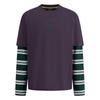 Navigare Men's Faux Two-Piece Long Sleeve T-Shirt