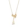 Collana di Lusso in Acciaio al Titanio Quadrifoglio – Elegante, Durevole, Catena Clavicola che non Sbiadisce per Donna