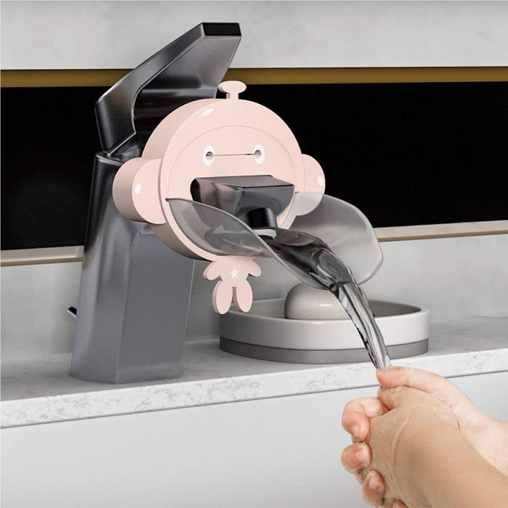 2 Pieces Faucet Extender Spout Components Household Bathroom Kids Hand Washing Tap Extenders Sink Accessory Devices