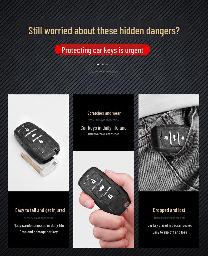 Changan 2021 New CS75 Key Case: Protective Shell with Buckle for Honor Million Series