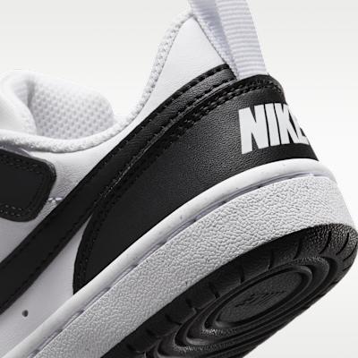 Nike Court Borough Low Recraft Black White (PS)