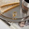 Punk Rock Polished Geometric 18K Gold Plated Rings Waterproof Hypoallergenic Knot Finger Ring Versatile Daily Accessories Bijoux