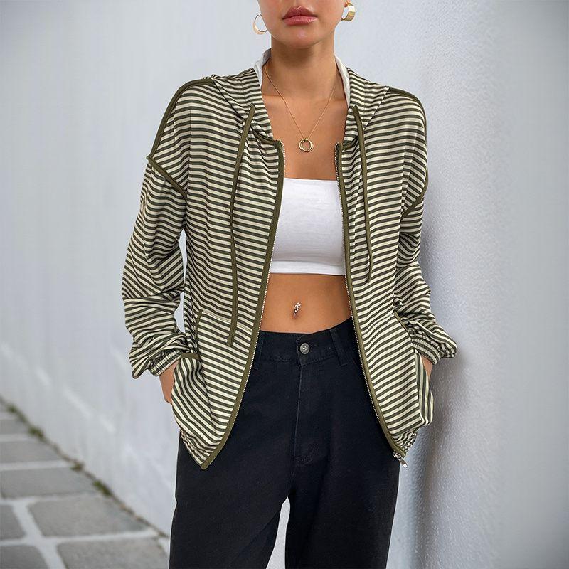 

Autumn Women Fleeces Hooded Casual Ladies Coat Tops Fashion Hoodie Green XL