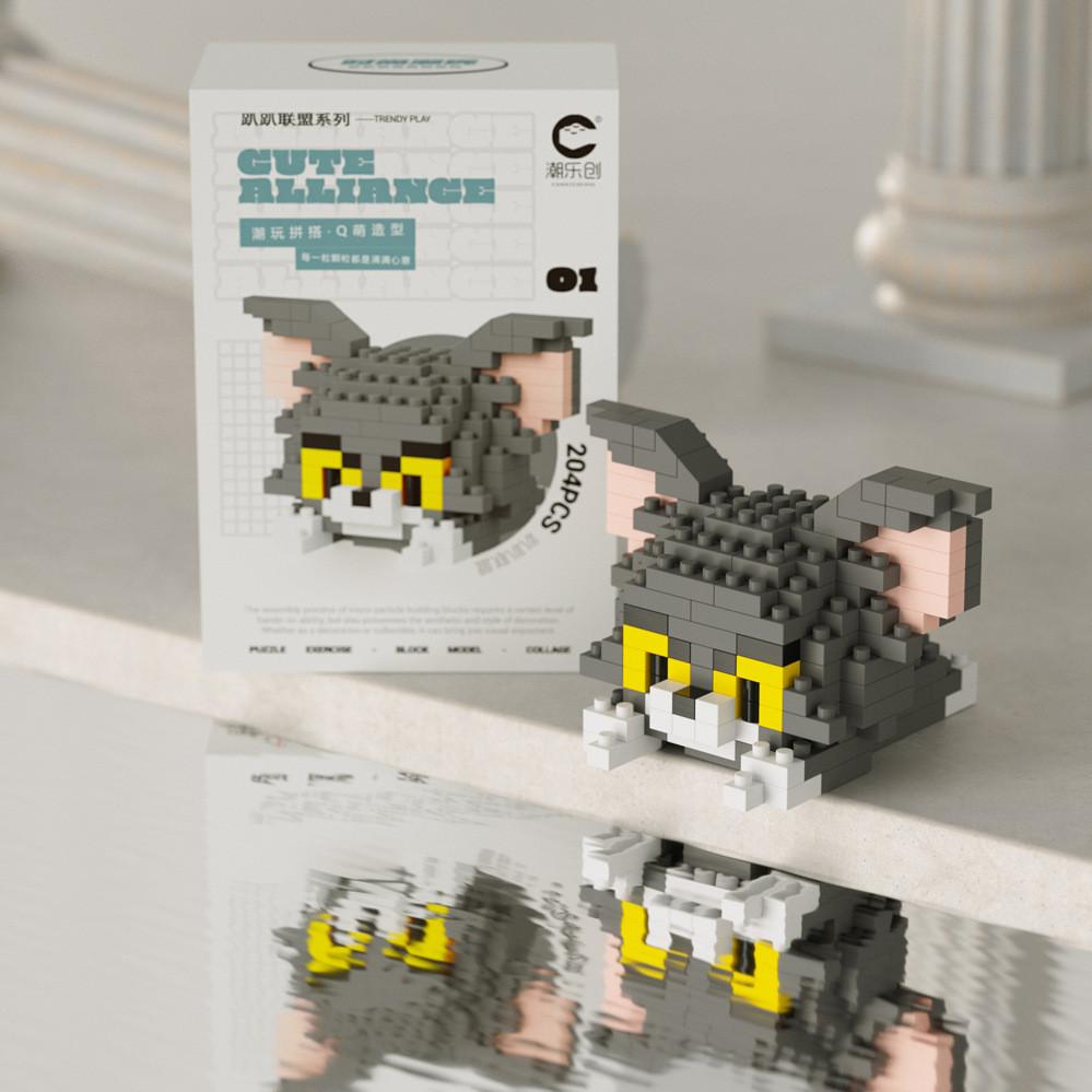 King Monkey The Santa Claus Cartoon Figures Micro Blocks Toy For Creative Play