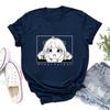 New Anime Anya Forger Printed T Shirt Fashion Women Casual Loose Comfortable T Shirt Top