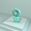 2026 Neuer tragbarer USB-wiederaufladbarer Handventilator, Niedlicher Mini-Taschenventilator, Leiser Schreibtischventilator für Wohnheim