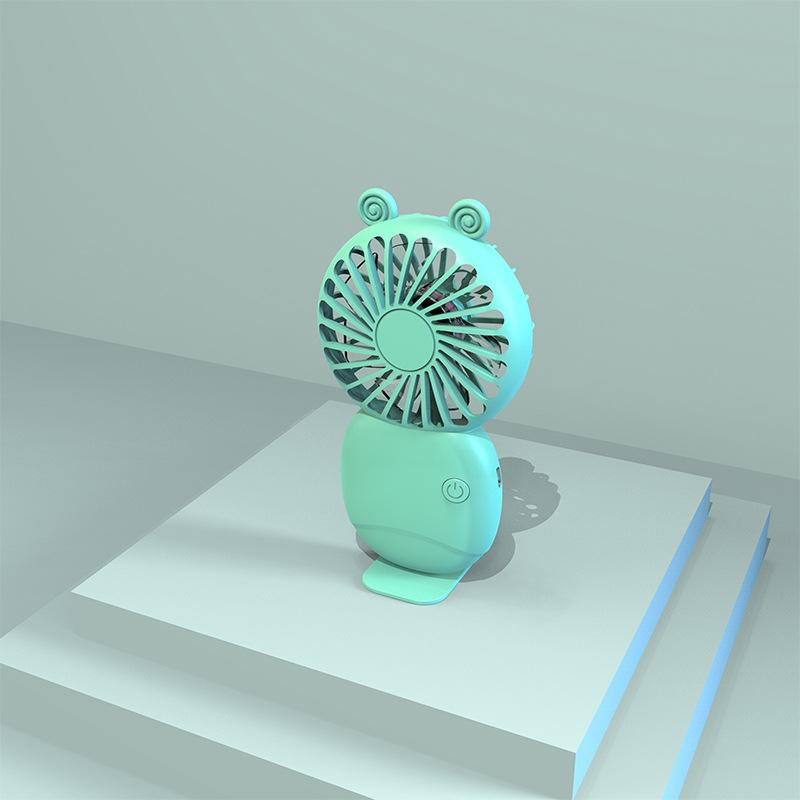 2026 Neuer tragbarer USB-wiederaufladbarer Handventilator, Niedlicher Mini-Taschenventilator, Leiser Schreibtischventilator für Wohnheim