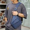New simple and fashionable breast bag men's fanny pack storage bag personalized shoulder backpack crossbody travel bag
