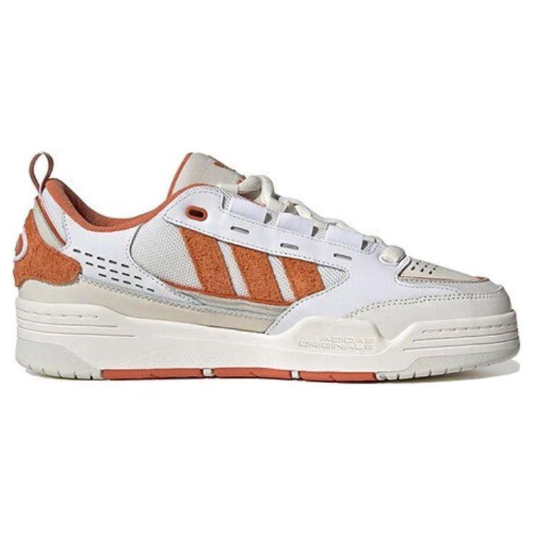 Adidas Originals Adi2000 Non-Slip Durable Low-Top Skate Shoes Unisex Skate Shoes White Brown HQ8689