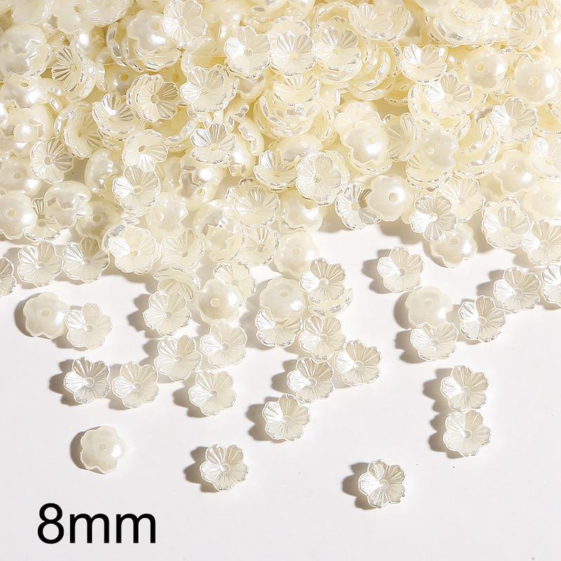 

Acrylic Lily Flower Ancient Style DIY Handmade Hairpin Headwear Ear Accessories Pendant 10pcs білий