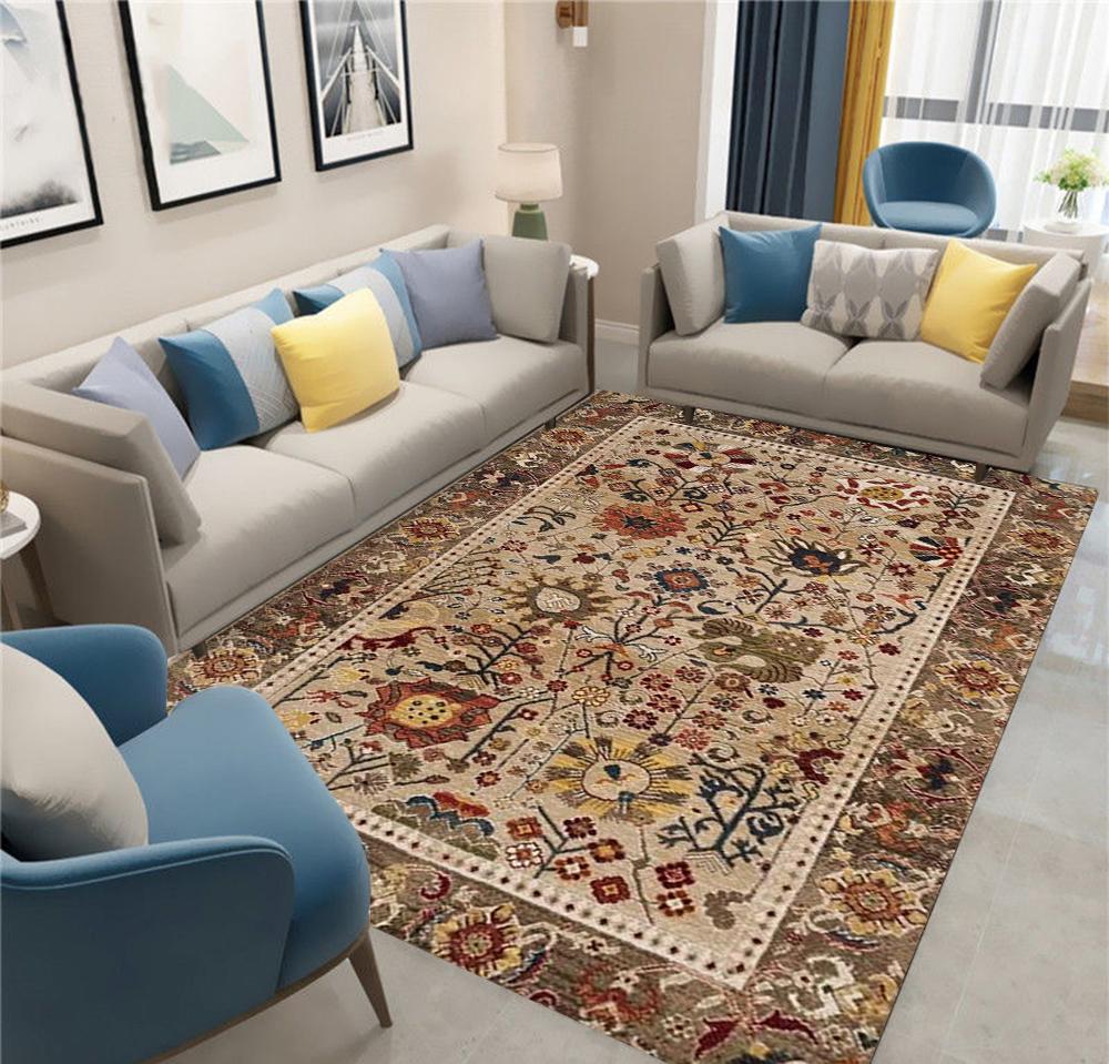 Boho koberec do obývacího pokoje Domácí dekorace Koberec do předsíně Koberec do ložnice Obývací pokoj Kancelář Kuchyně Rohožka Protiskluzové Měkké Tištěné Akcentní koberce