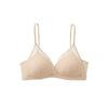 Y Genuine French Triangle Cup Underwear Women's Thin Skinny Bra No Steel Rim Anti-sagging Breast Bra