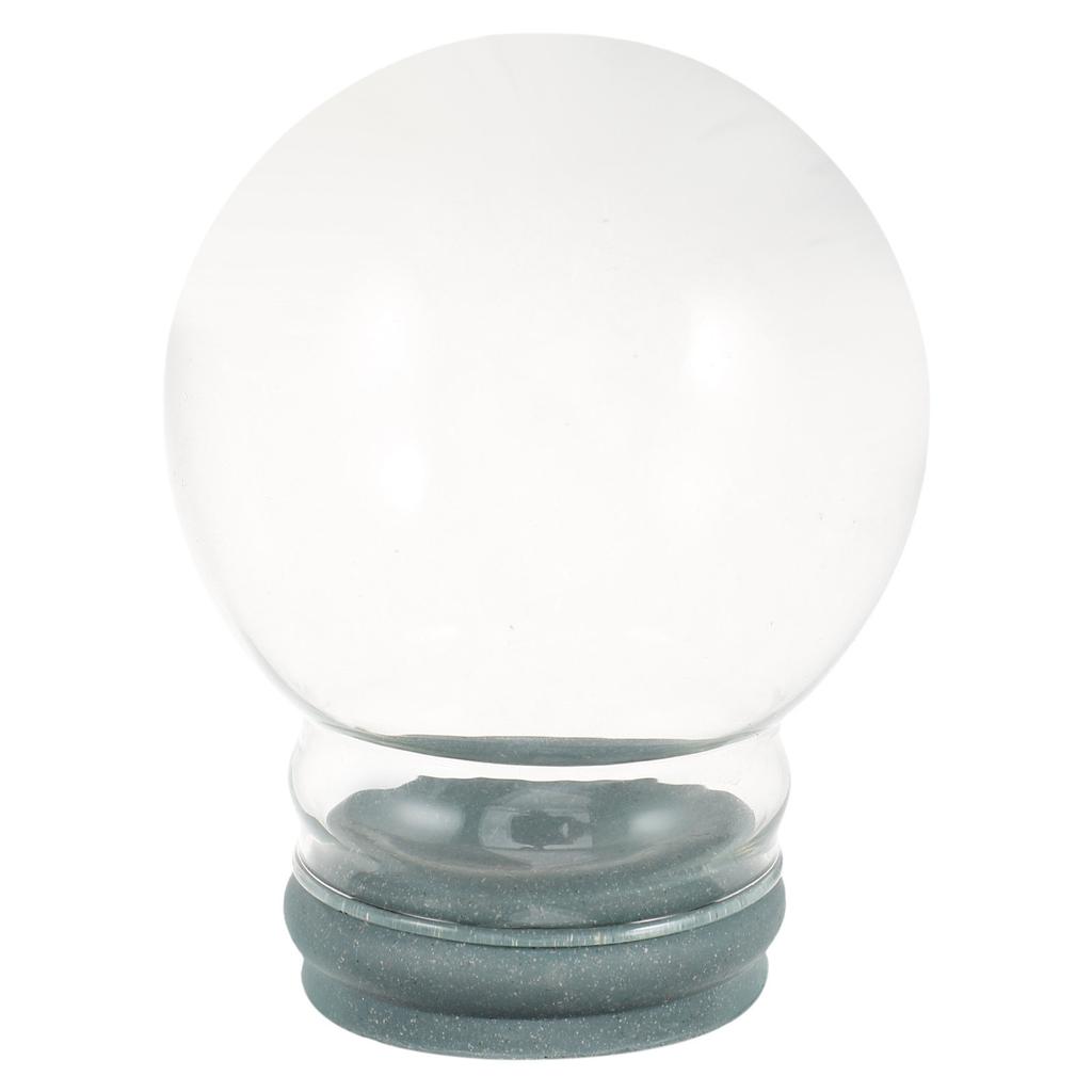 Snow Globe Making Kit 3.93 Inch Clear Glass Globes DIY Water Globe Craft Supplies for Home Decor Holiday Indoor Decoration Kids