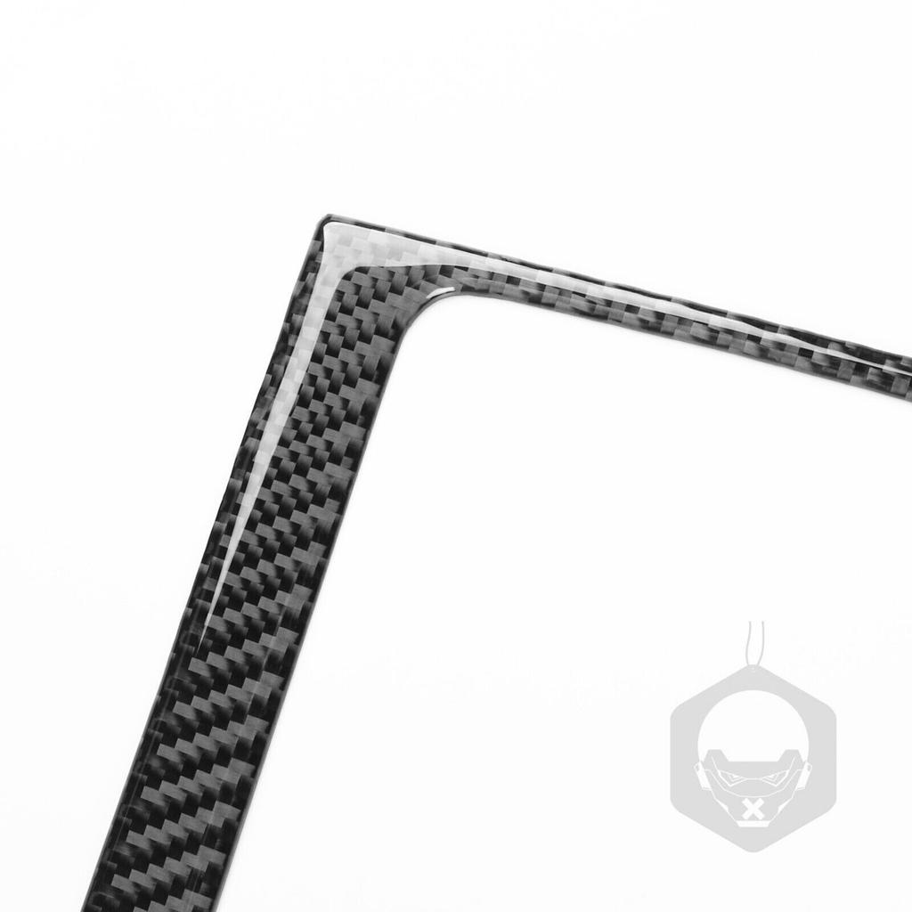 Carbon Fiber Center Console Water Cup Holder Cover For Kia Forte Cerato K3 19-21