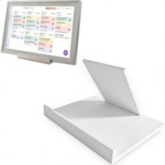 Digital Calendar Stand Freestanding Electric Calendar Desk Mount Display Holder Tool-Free Wall Mount Alternative Calendar Desktop Base белый