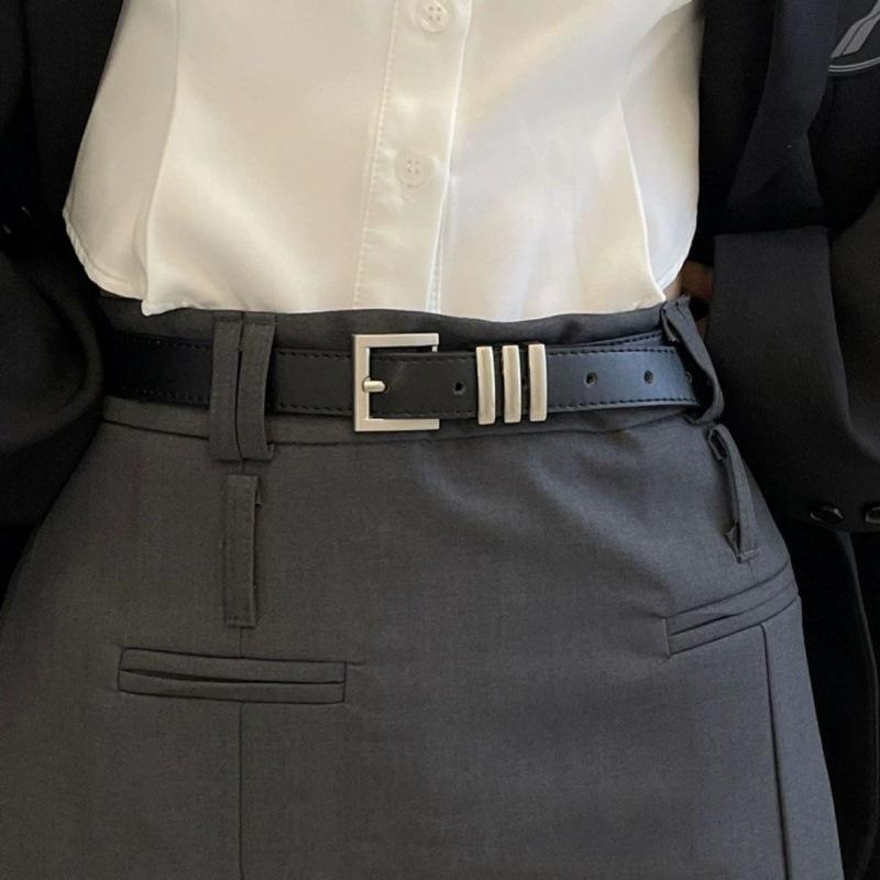 Elegant Black Womens Belt Timeless Simple Style Perfect For Everyday Fashion Needs