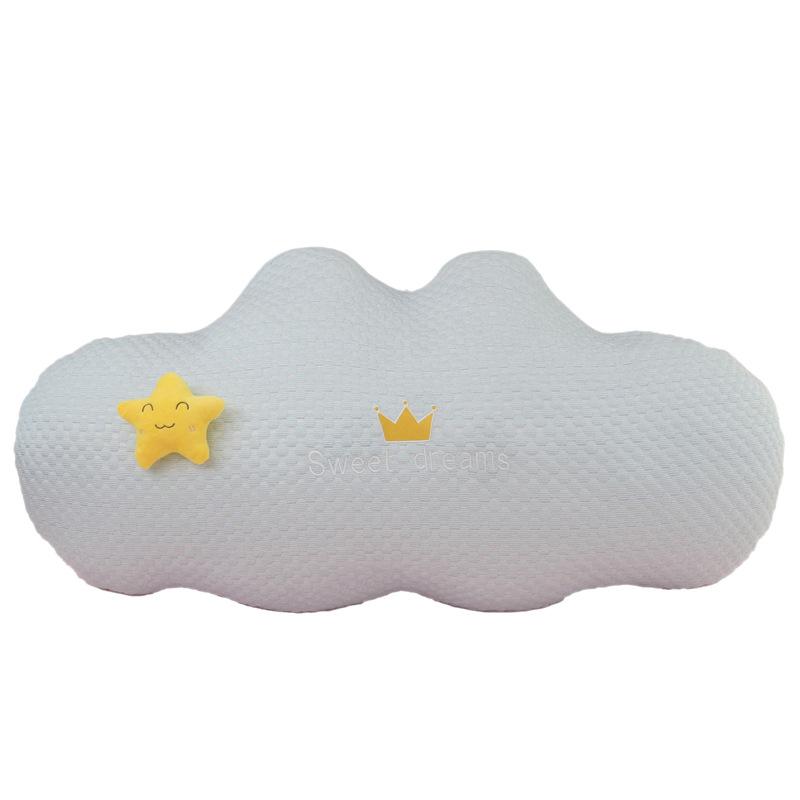 Cute Clouds Stars Moon Throw Pillow Girl Bed Cushion Ice Bean Cool Pillow Dual-Purpose Spring And Summer Pillow