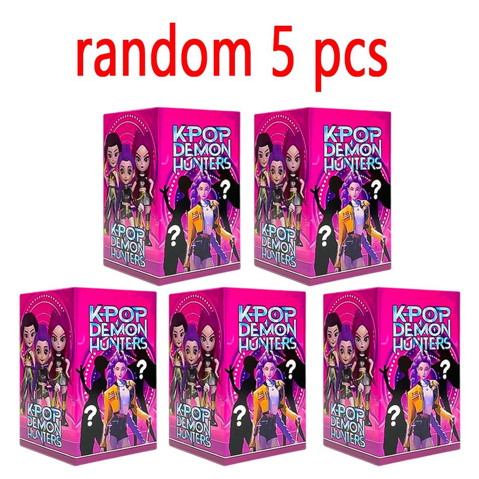 Anime Kpop Devil Hunter Blind Box Demontage Spaß Blind Bag Kleine Statue Peripheres Modell Desktop Blindbox Dekoration Geschenk